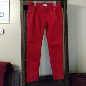 Candie's Jeans Skinny Sz 13 Junior Red